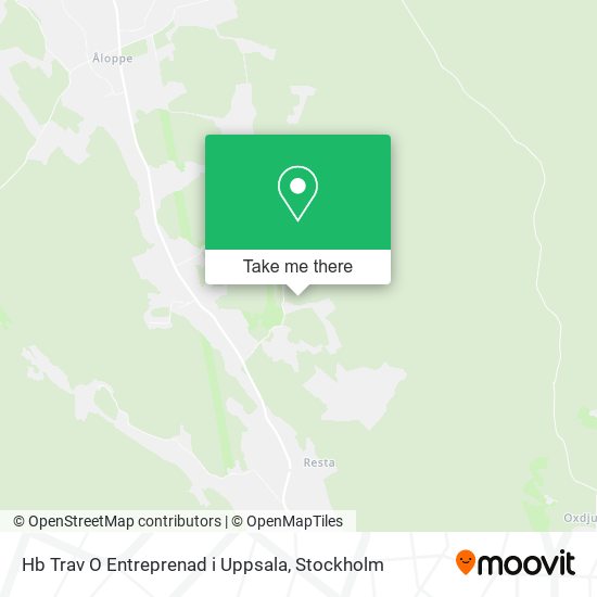 Hb Trav O Entreprenad i Uppsala map