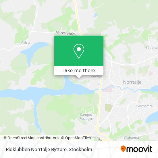 Ridklubben Norrtälje Ryttare map