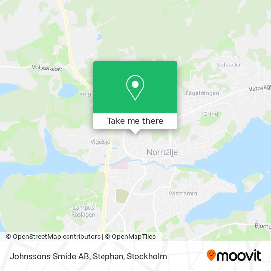 Johnssons Smide AB, Stephan map