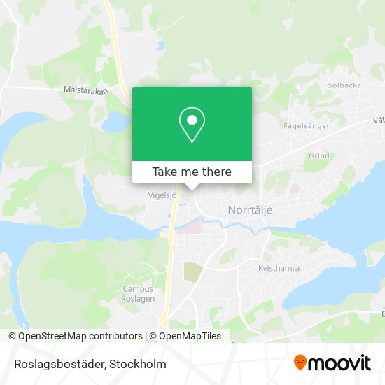 Roslagsbostäder map