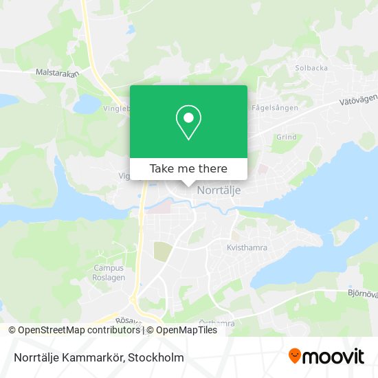 Norrtälje Kammarkör map