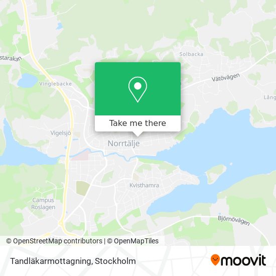 Tandläkarmottagning map