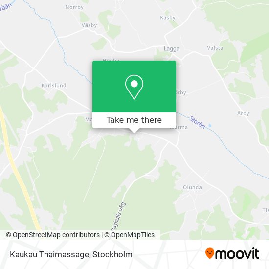 Kaukau Thaimassage map