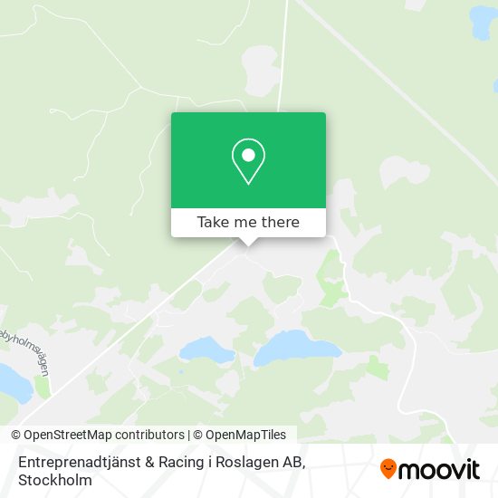 Entreprenadtjänst & Racing i Roslagen AB map