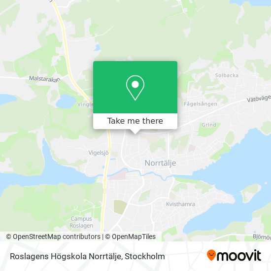 Roslagens Högskola Norrtälje map