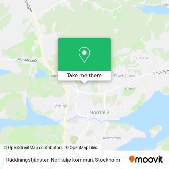 Räddningstjänsten Norrtälje kommun map