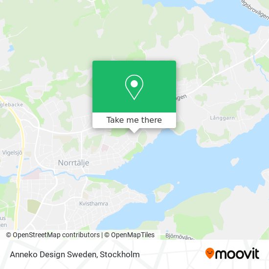 Anneko Design Sweden map