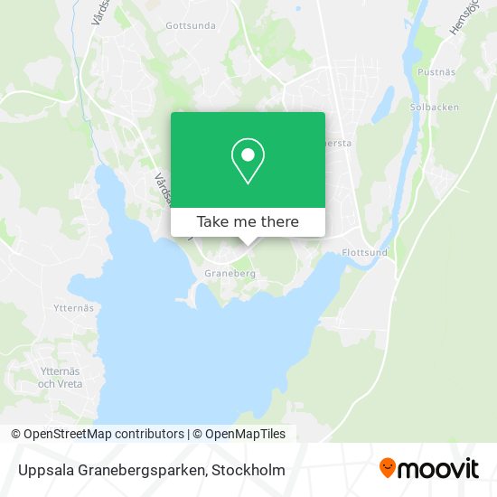 Uppsala Granebergsparken map