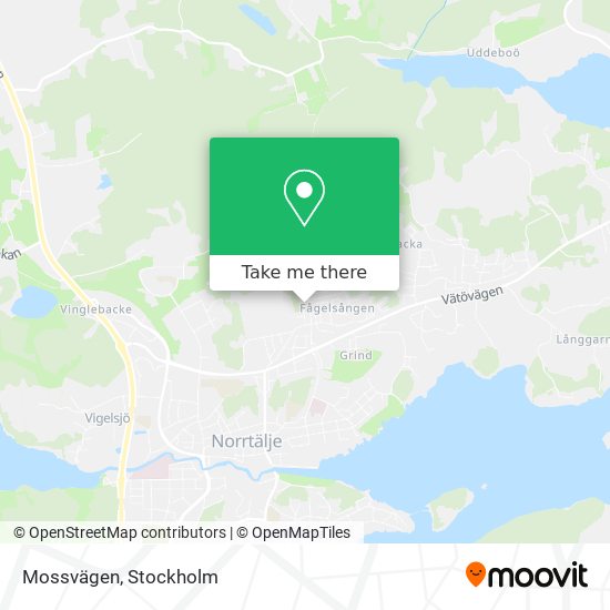 Mossvägen map