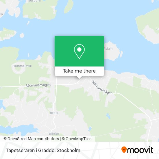 Tapetseraren i Gräddö map