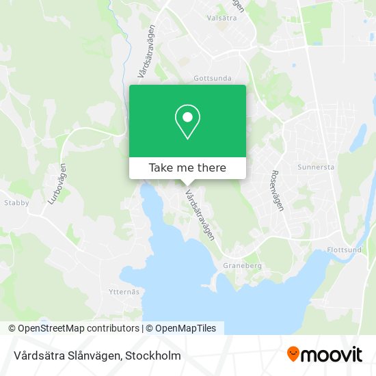 Vårdsätra Slånvägen map