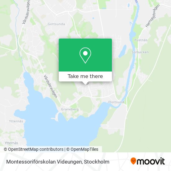 Montessoriförskolan Videungen map