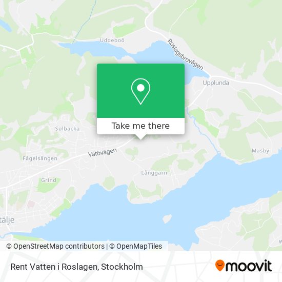 Rent Vatten i Roslagen map