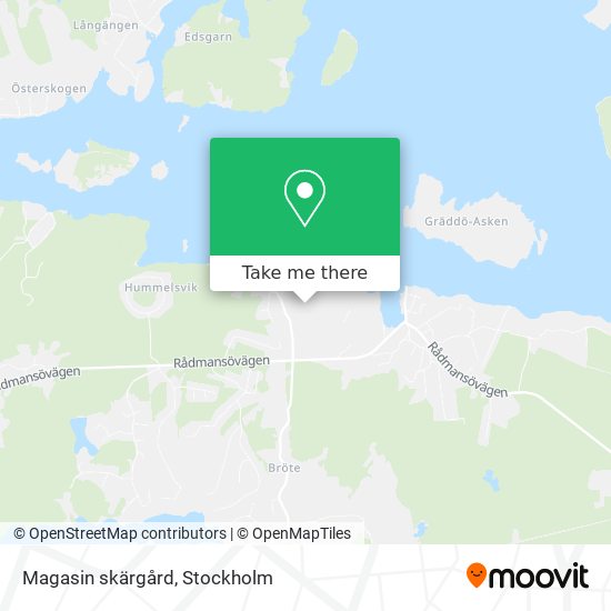 Magasin skärgård map