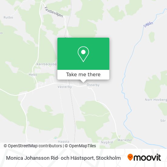 Monica Johansson Rid- och Hästsport map