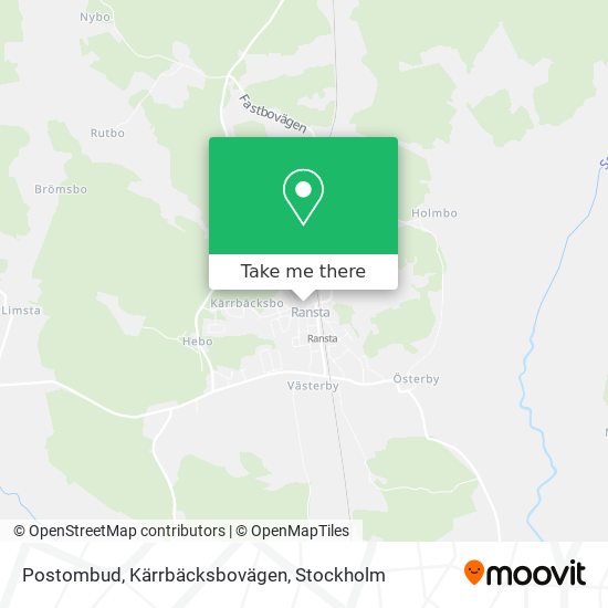 Postombud, Kärrbäcksbovägen map