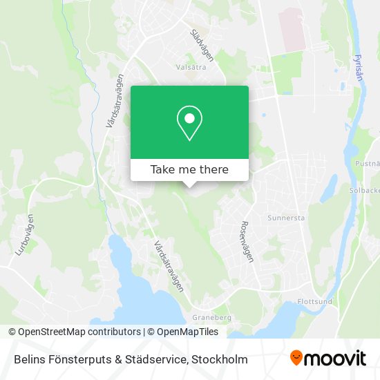 Belins Fönsterputs & Städservice map