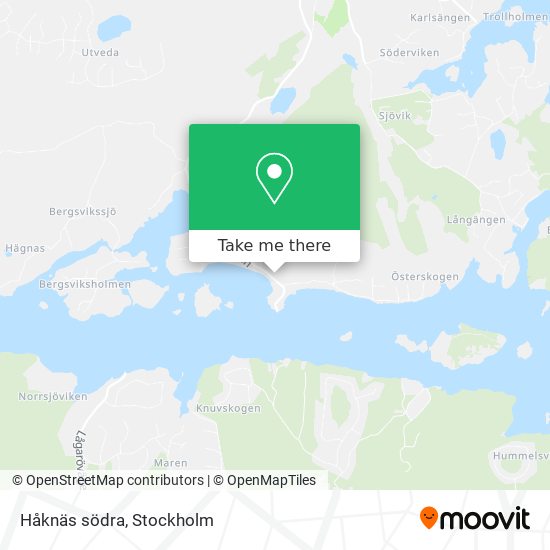 Håknäs södra map