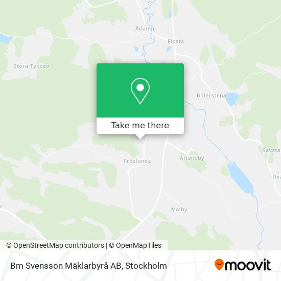 Bm Svensson Mäklarbyrå AB map