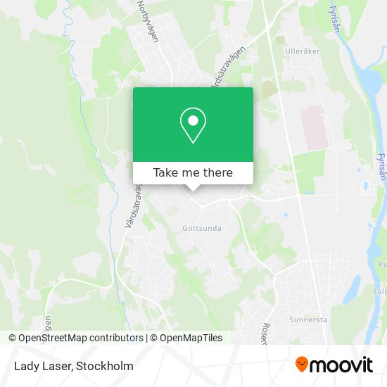 Lady Laser map