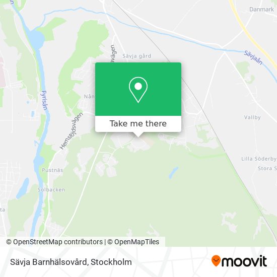 Sävja Barnhälsovård map