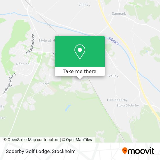 Soderby Golf Lodge map