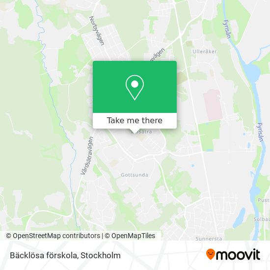 Bäcklösa förskola map