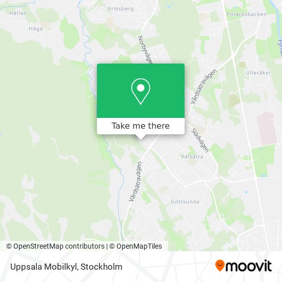 Uppsala Mobilkyl map