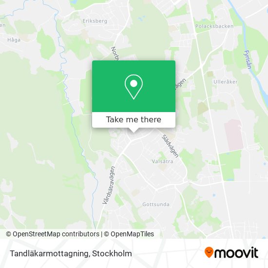 Tandläkarmottagning map