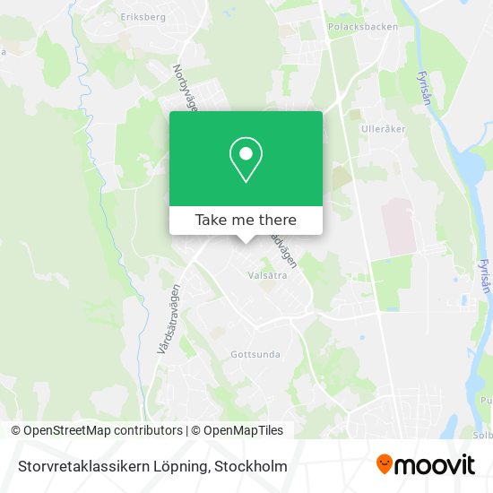 Storvretaklassikern Löpning map