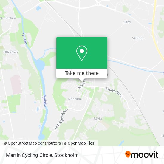 Martin Cycling Circle map