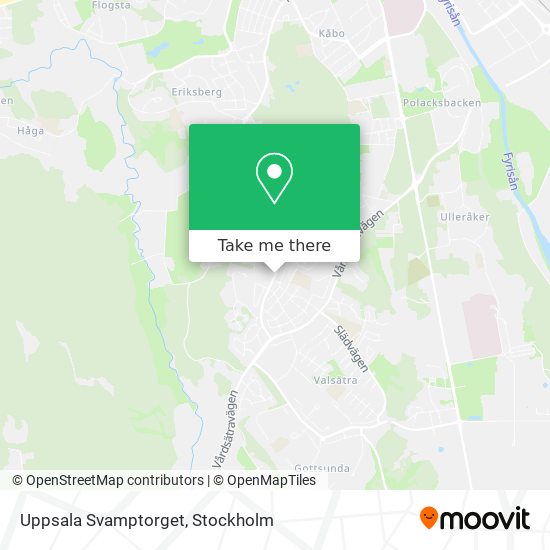 Uppsala Svamptorget map