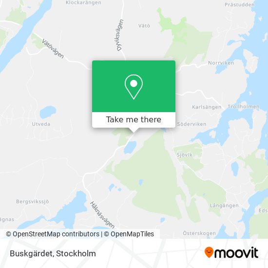 Buskgärdet map