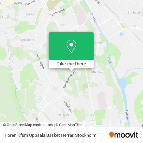 Fören Kfum Uppsala Basket Herrar map