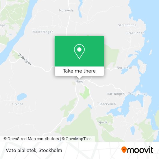 Vätö bibliotek map