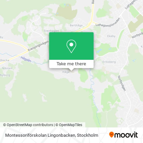 Montessoriförskolan Lingonbacken map