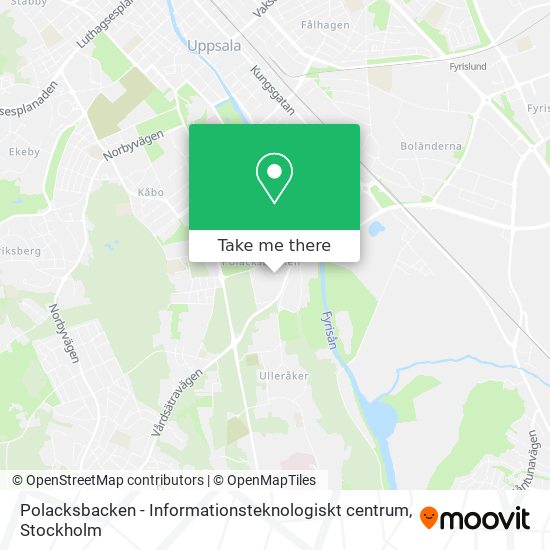 Polacksbacken - Informationsteknologiskt centrum map