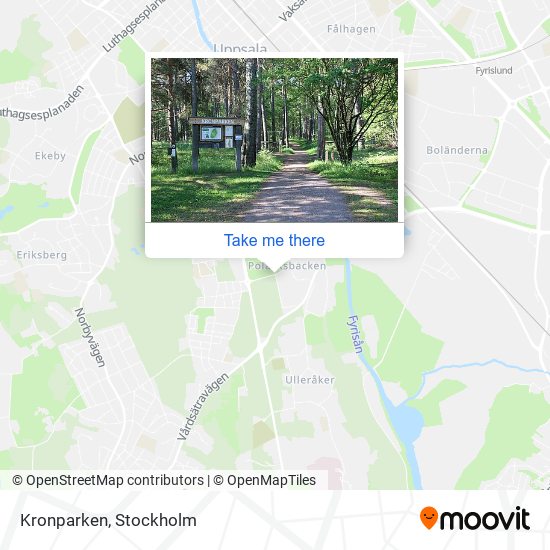 Kronparken map