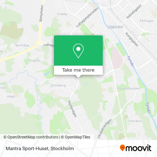 Mantra Sport-Huset map