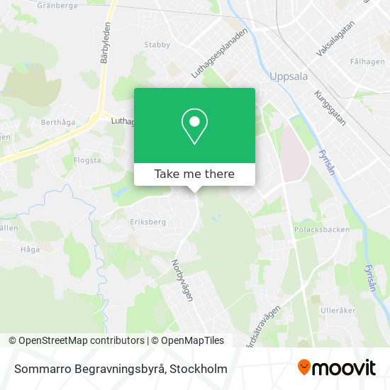 Sommarro Begravningsbyrå map