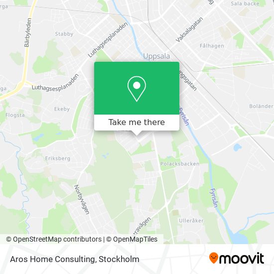 Aros Home Consulting map