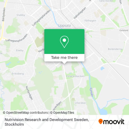 Nutrivision Research and Development Sweden map