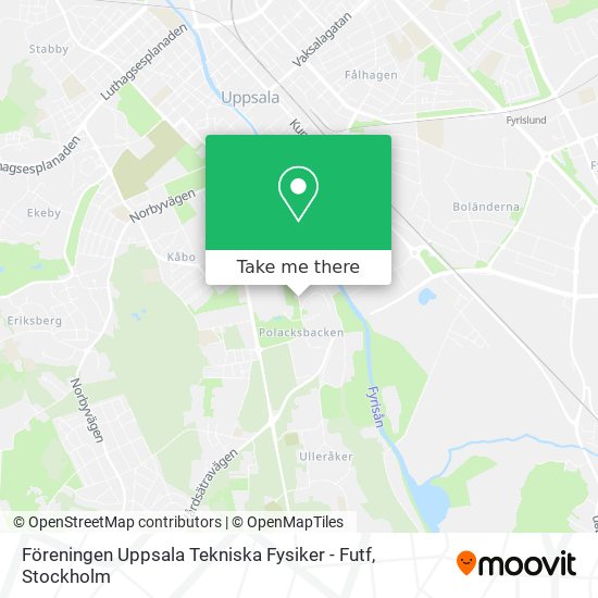 Föreningen Uppsala Tekniska Fysiker - Futf map