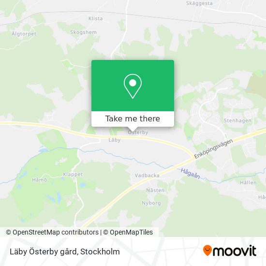 Läby Österby gård map