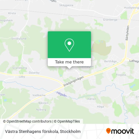 Västra Stenhagens förskola map