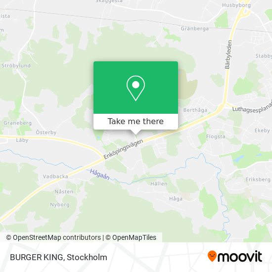 BURGER KING map