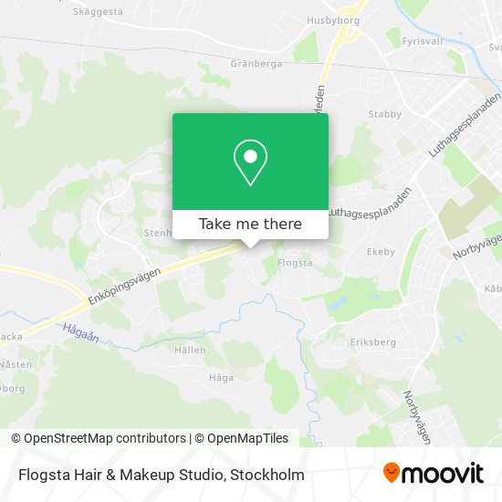 Flogsta Hair & Makeup Studio map