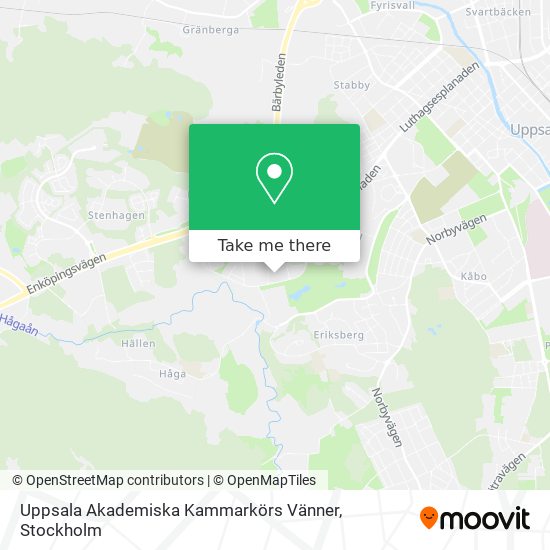 Uppsala Akademiska Kammarkörs Vänner map