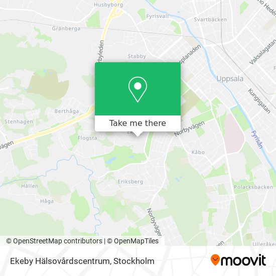 Ekeby Hälsovårdscentrum map