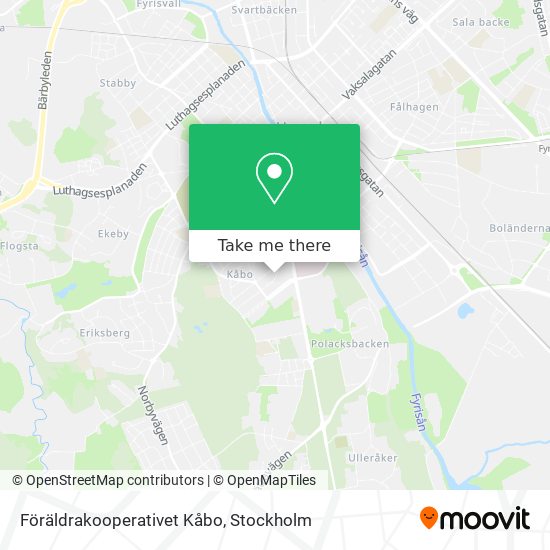 Föräldrakooperativet Kåbo map